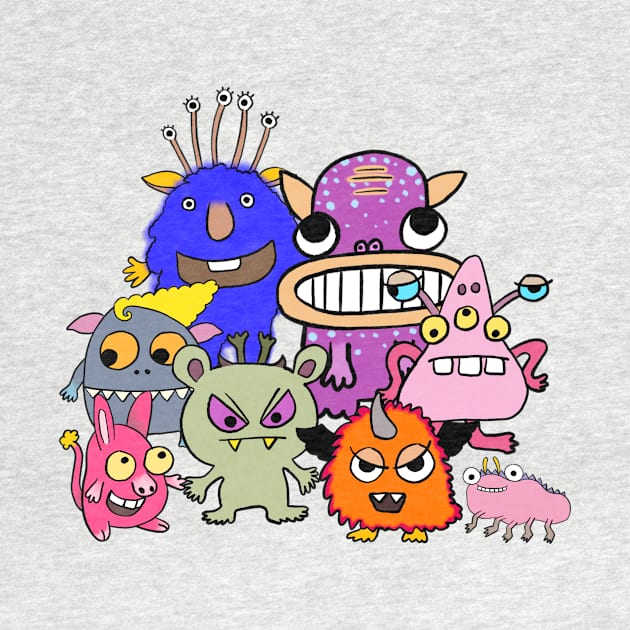 Monster Rangers by IdinDesignShop